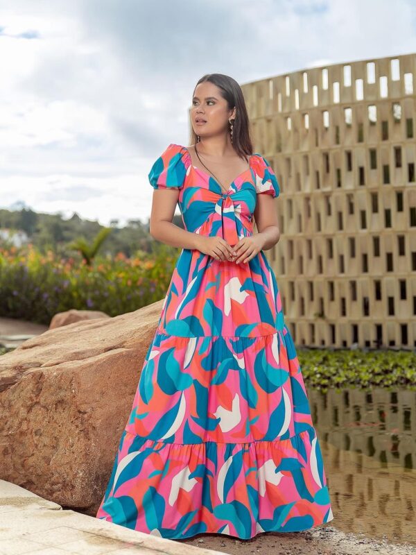 Vestido Bianca Tonos Coral