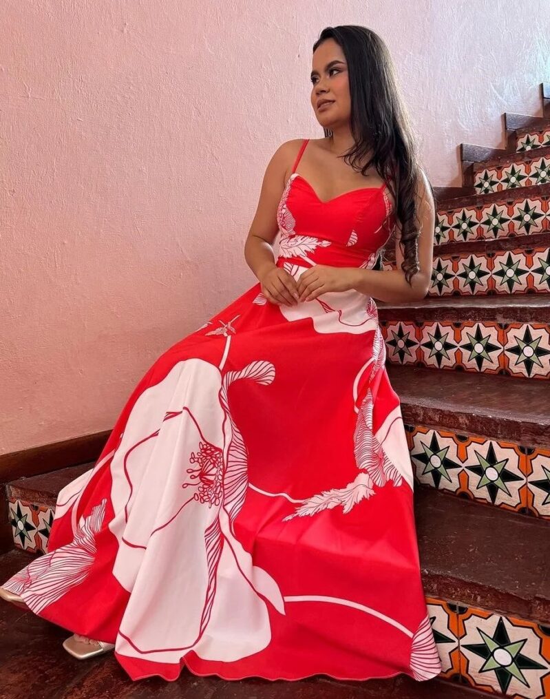 Vestido Neiva Rojo