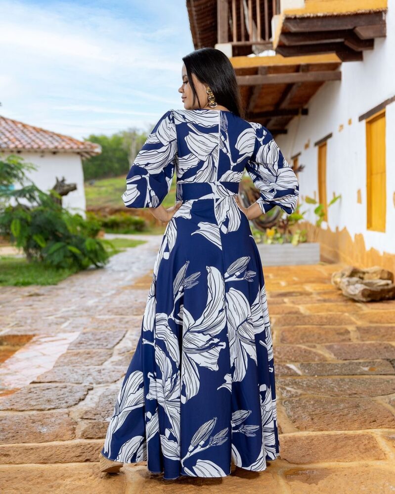 Vestido Ann Azul - Imagen 2